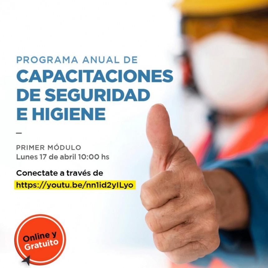 El Municipio impulsa capacitaciones gratuitas en seguridad e higiene
