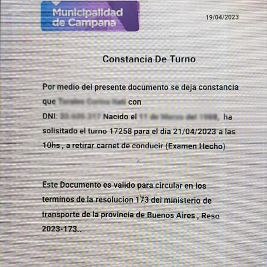 Advierten sobre estafas vinculadas a la obtención del registro de conducir