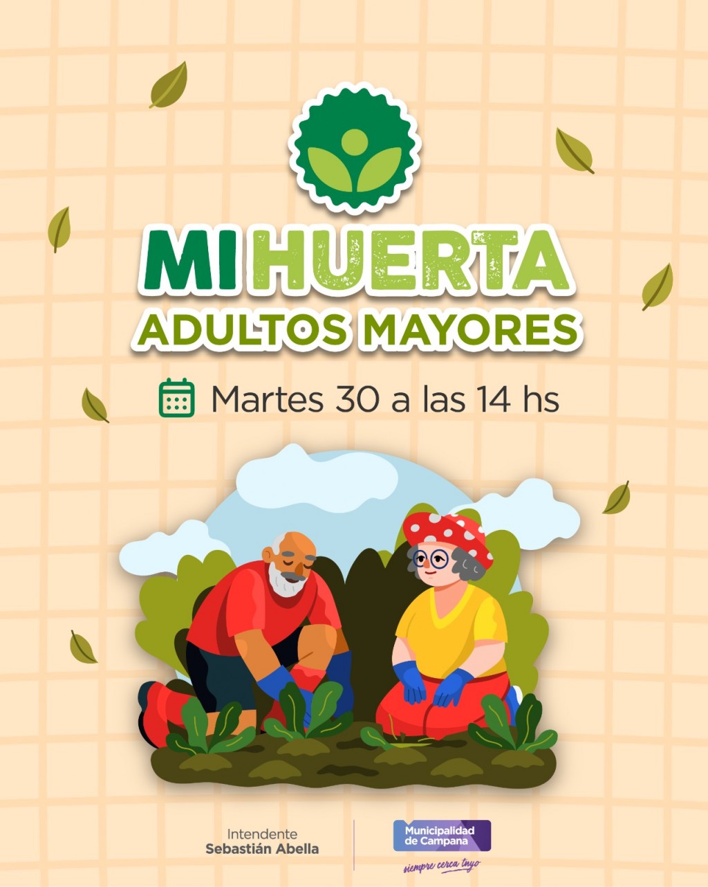 Mi Huerta: este martes habrá un taller especial para adultos mayores