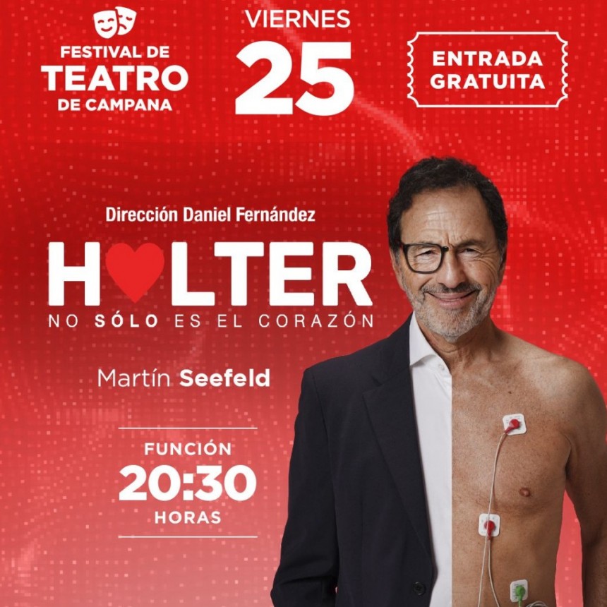 Martín Seefeld será una de las grandes figuras del primer Festival de Teatro de Campana