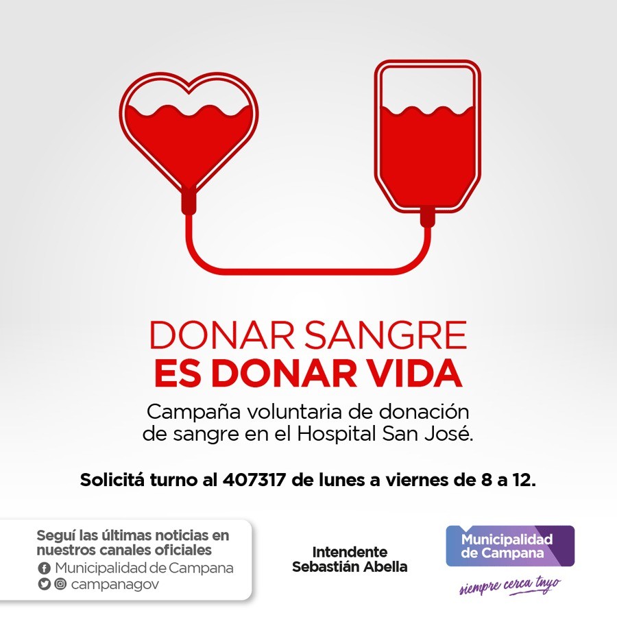 El hospital San José invita a la comunidad a donar sangre