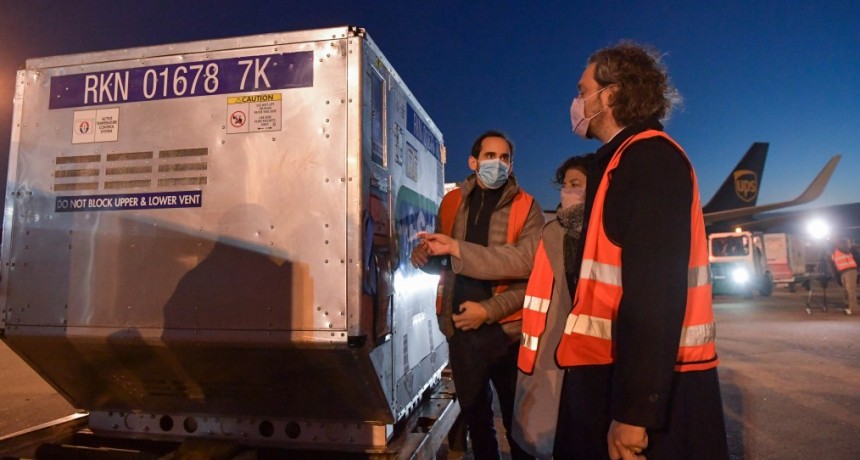  CAFIERO DESTAC&Oacute; LA LLEGADA DEL EMBARQUE M&Aacute;S GRANDE, TRAS ARRIBO DE 2.1 MILLONES DE DOSIS