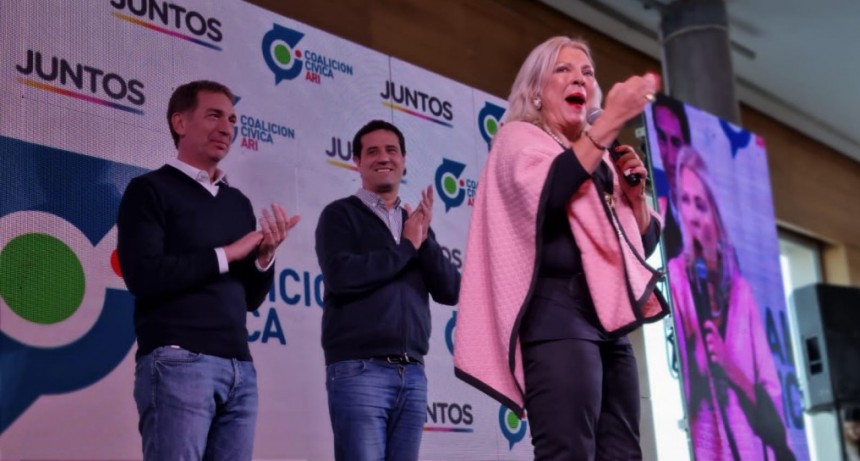 Santilli junto a Carrió en Mar del Plata: Nuestro mayor desafío es cambiar la historia en la Provincia de Buenos Aires