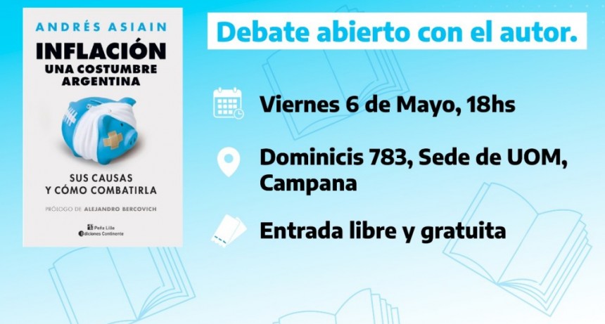 Presentación de un libro hoy en la sede de la U.O.M