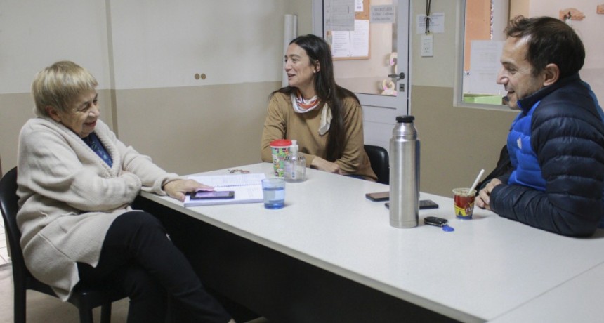 El Intendente y Elisa Abella proyectaron trabajos con Casa Esperanza 
