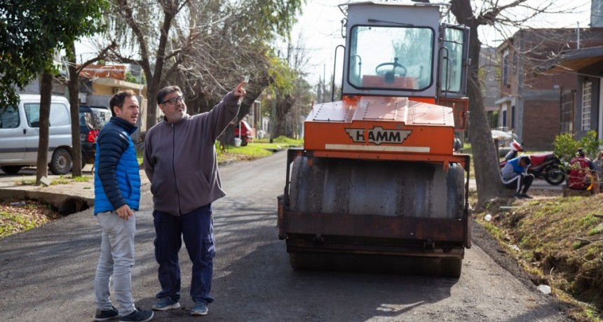 El Municipio comenzó nuevas tareas de mantenimiento integral en Villanueva 
