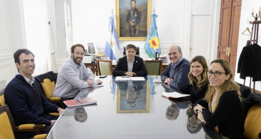 Kicillof recibió al representante del BID en la Argentina 