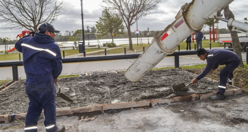 Continúan los trabajos y la puesta en valor en la Nueva Costanera