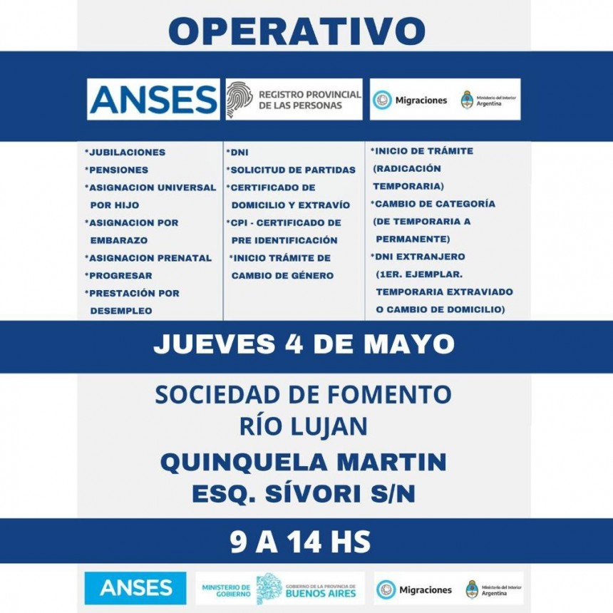 Vuelven los Operativos Territoriales a los barrios de Campana