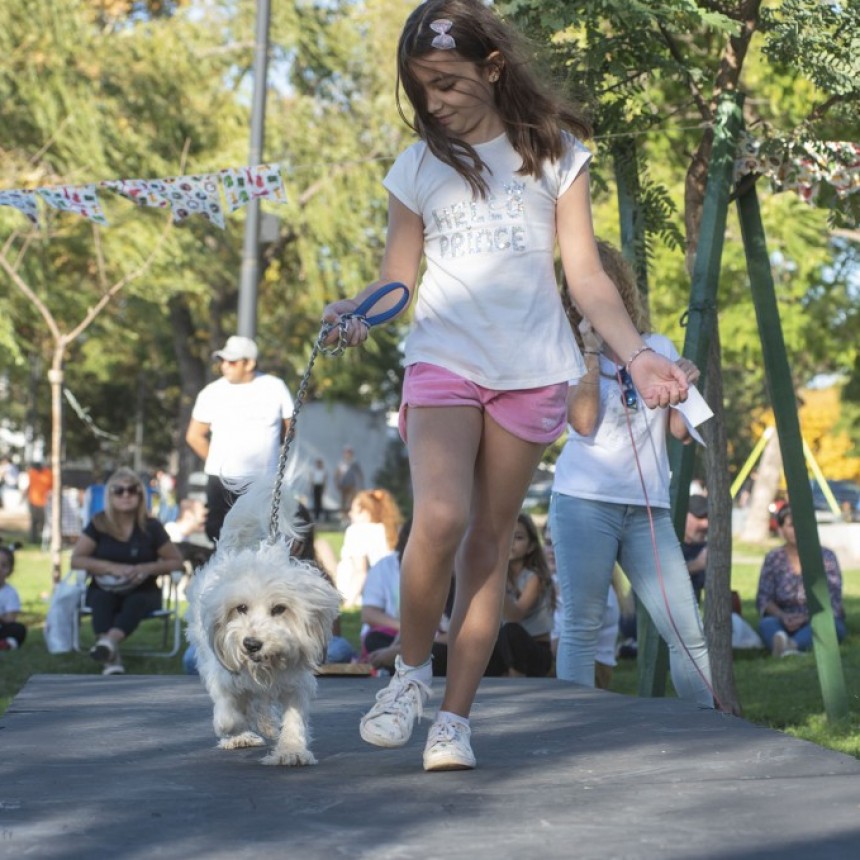 Por el Día del Animal, el Municipio realizó una exitosa jornada recreativa en la Nueva Costanera