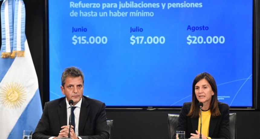 RAVERTA Y MASSA ANUNCIARON AUMENTO DEL 21% PARA JUBILACIONES, PENSIONES Y ASIGNACIONES