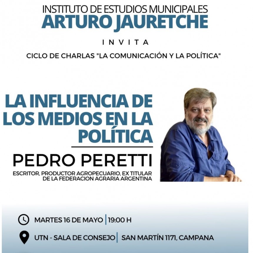 Este martes se realizará una interesante charla en la U.T.N