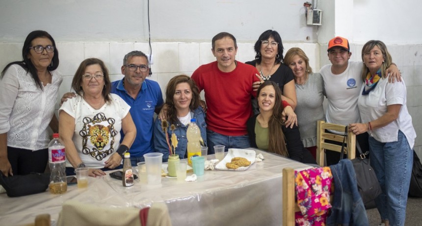 El Intendente acompañó el 60º aniversario de la sociedad de fomento del barrio Lubo