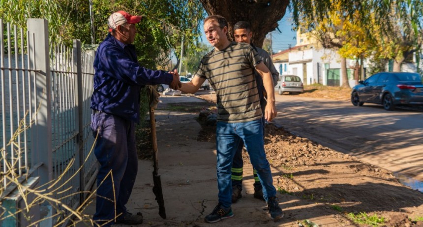 Las Campanas: el Municipio comenzó la segunda etapa del tendido de la red domiciliaria de cloacas