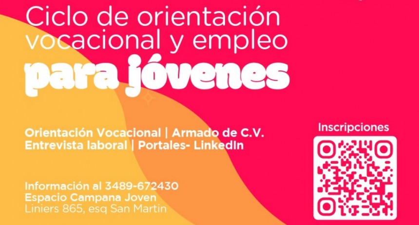 Invitan a los jóvenes participar de un taller gratuito sobre portales de empleo y Linkedin  