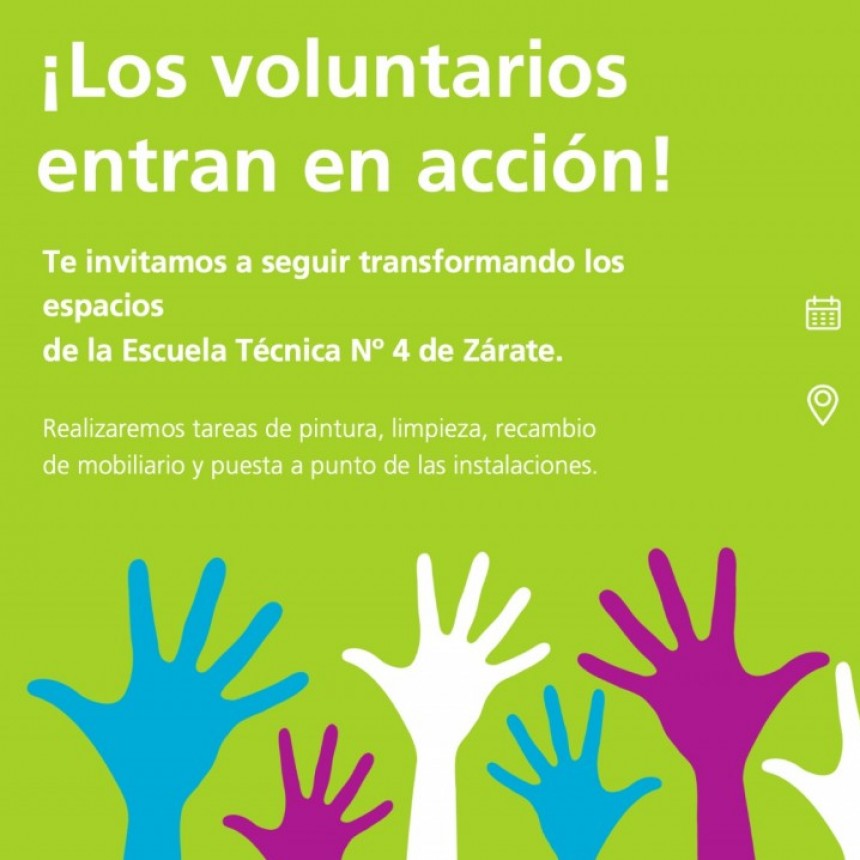 Tenaris te invita a participar de una nueva edición de los Voluntarios en Acción