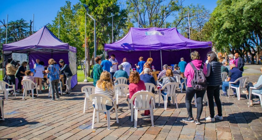 Este viernes, los vecinos podrán vacunarse en la Plaza Eduardo Costa