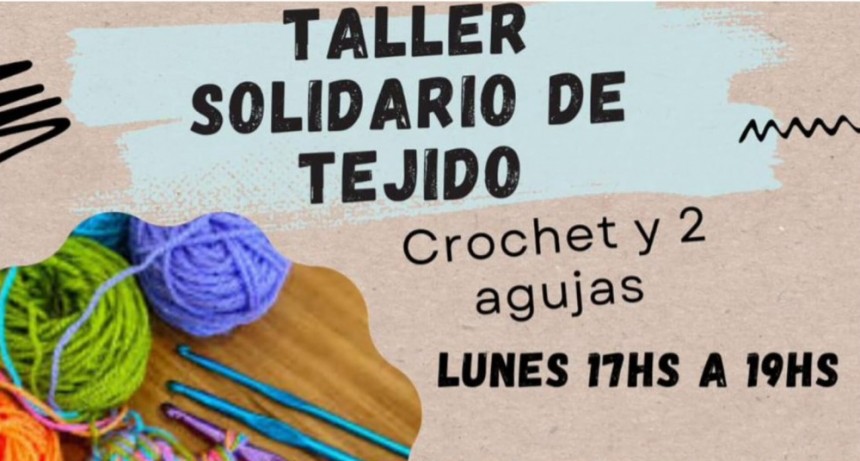 Aprender a tejer para donar, una iniciativa para abrigar a la comunidad