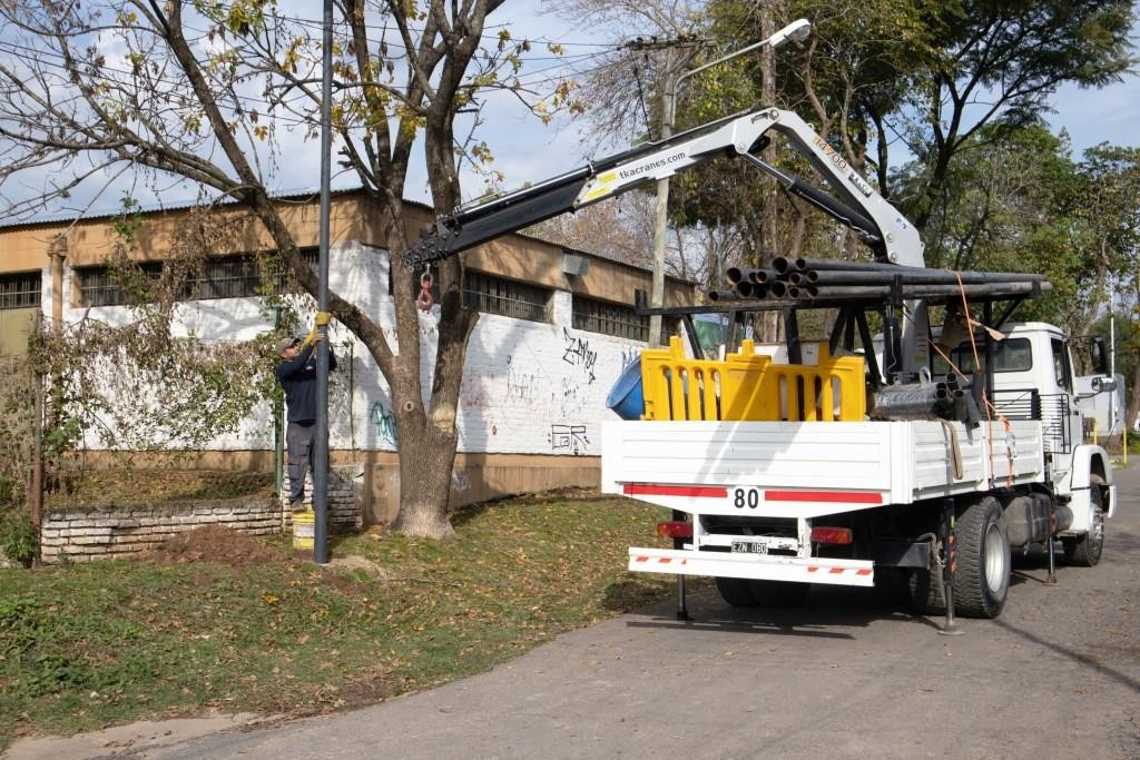El barrio Otamendi suma nuevas luminarias