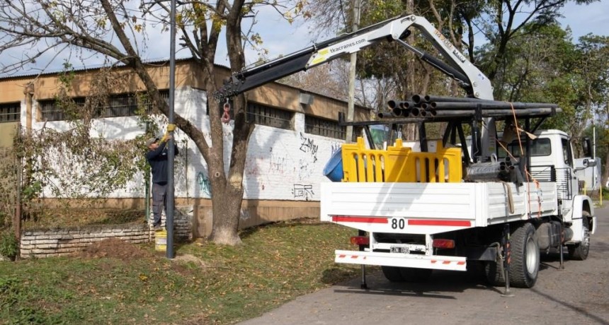 El barrio Otamendi suma nuevas luminarias