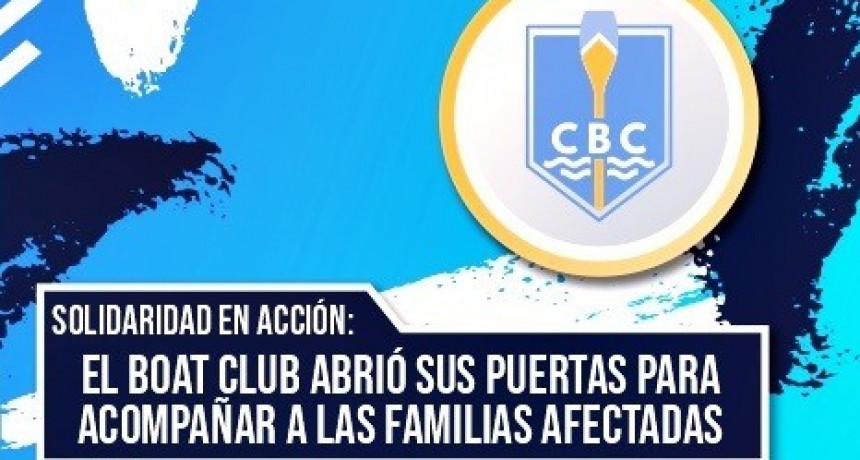 Solidaridad en acción: el Boat Club abrió sus puertas para acompañar a las familias afectadas