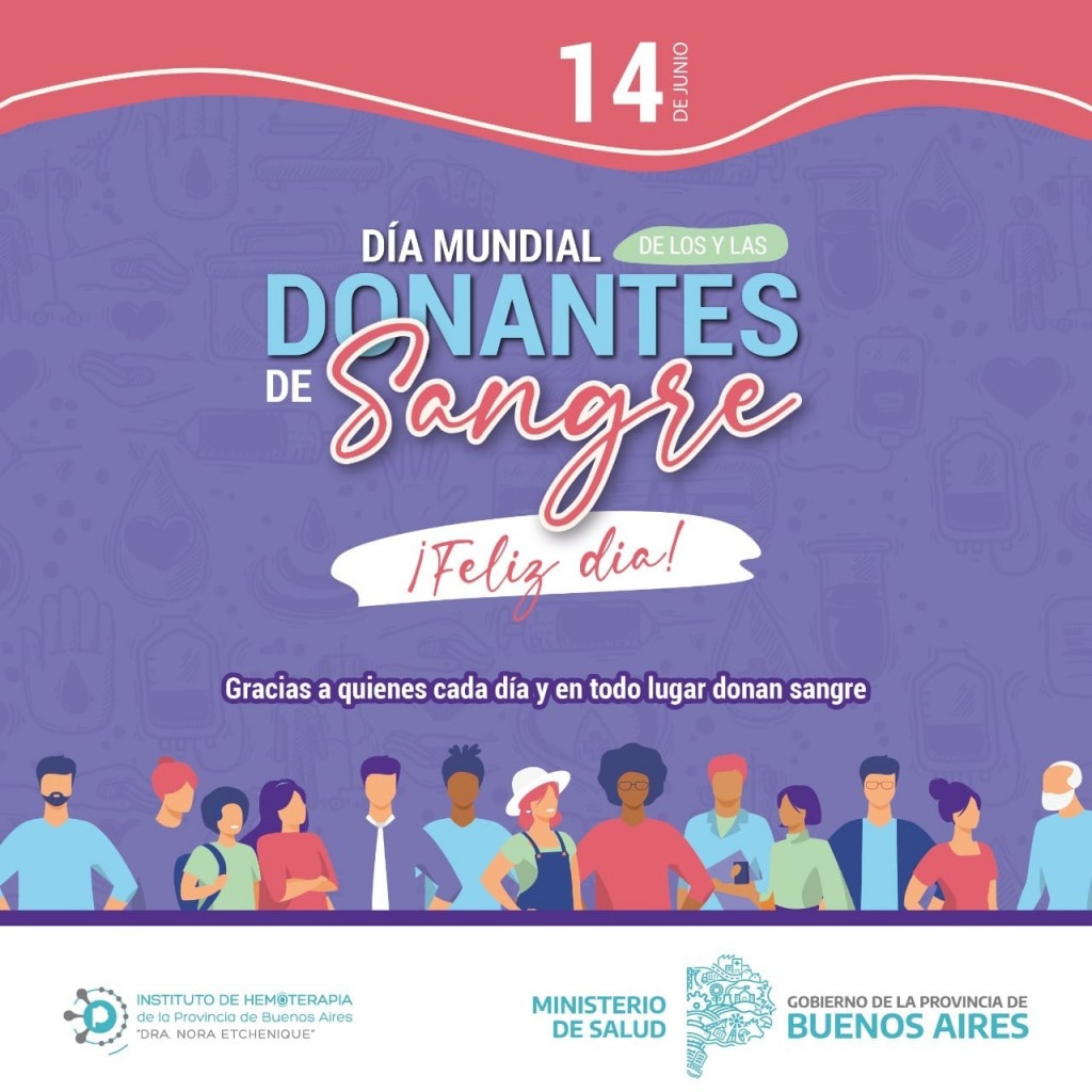 Día Mundial del donante de sangre : Las colectas externas permitieron aumentar las personas donantes en la Provincia