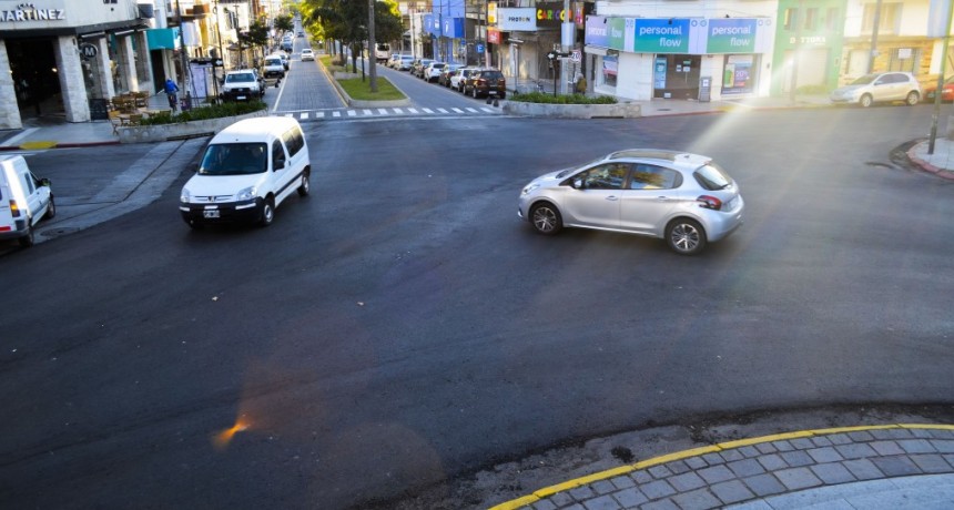 Finalizó el reasfaltado de la calle 25 de mayo 