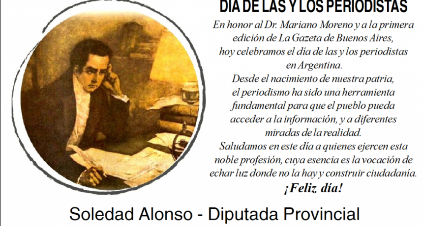 Gracias Diputada Provincial Soledad Alonso