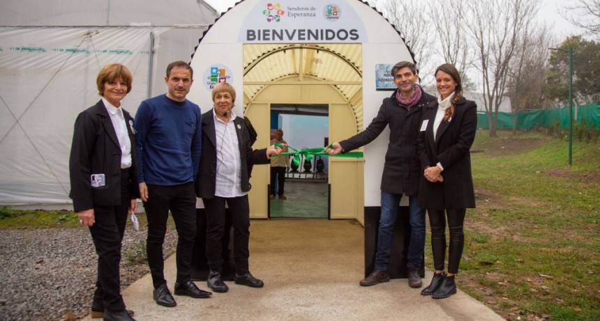 El Intendente acompañó la inauguración del vivero hidropónico en Casa Esperanza 