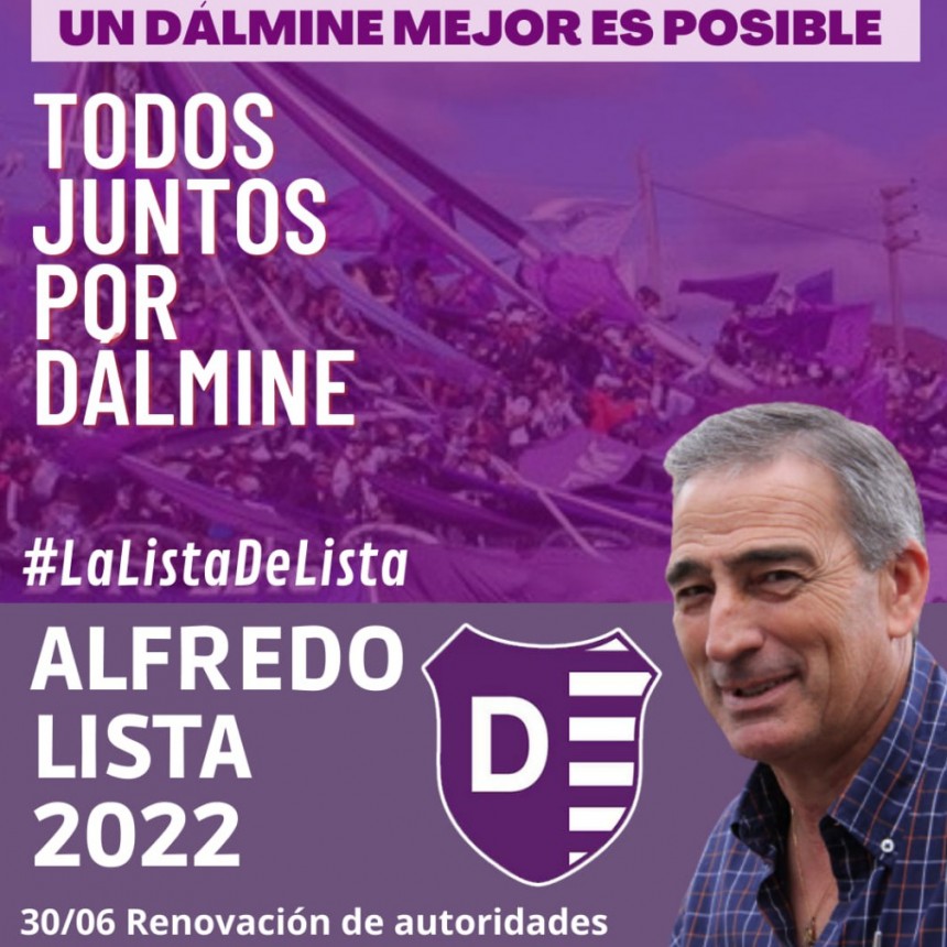 Alfredo Lista :  tenemos que trabajar por el futuro del Club