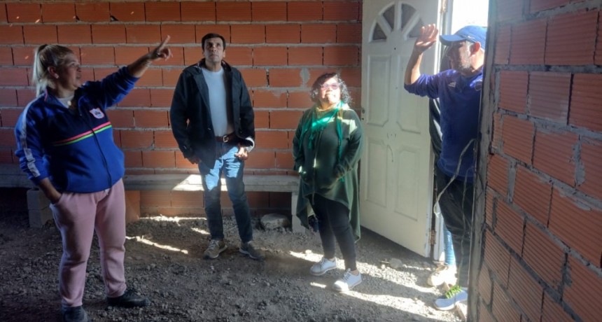 Concejales de Juntos recorrieron los avances de la obra del Club Atlético Leones Azules