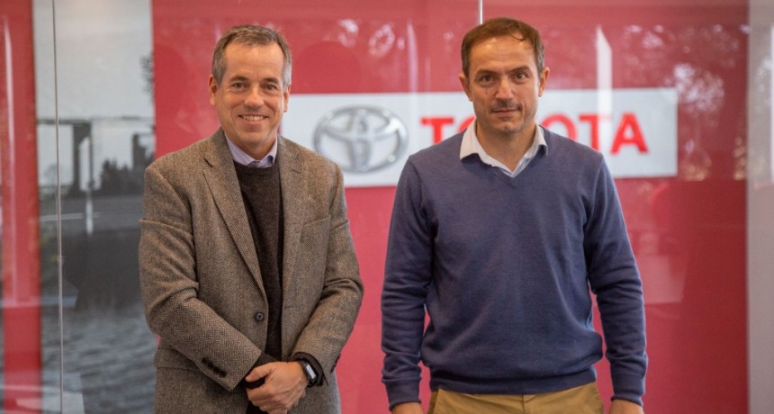 Abella se reunió con el nuevo Presidente de Toyota Argentina