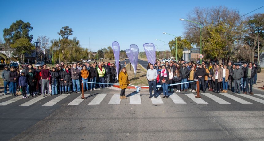 Se inauguró la primera etapa de la ampliación de la avenida Raúl Alfonsín