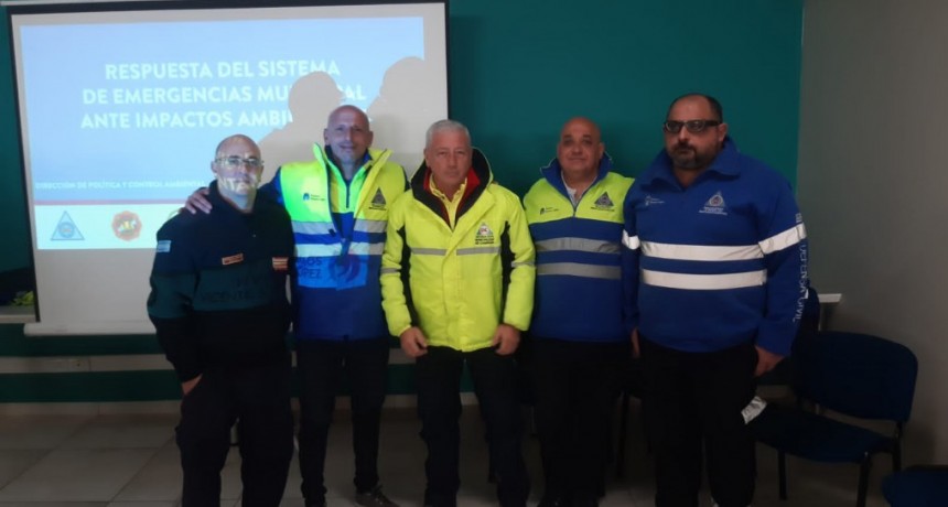 Defensa Civil Campana dijo presente en una nueva capacitación