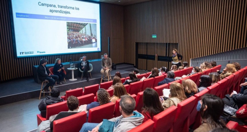 Más de un centenar de docentes reflexionaron sobre innovación y desafíos educativos en la Escuela Técnica Roberto Rocca