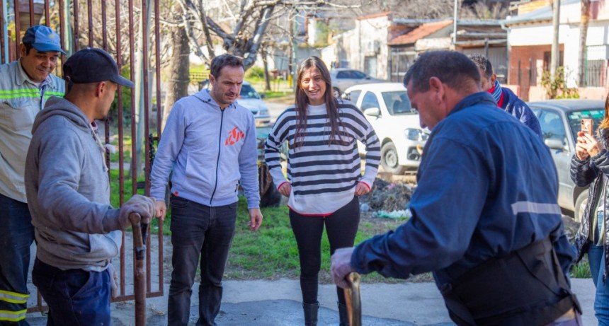 San Felipe: el Municipio sigue trabajando para conectar viviendas a la red cloacal