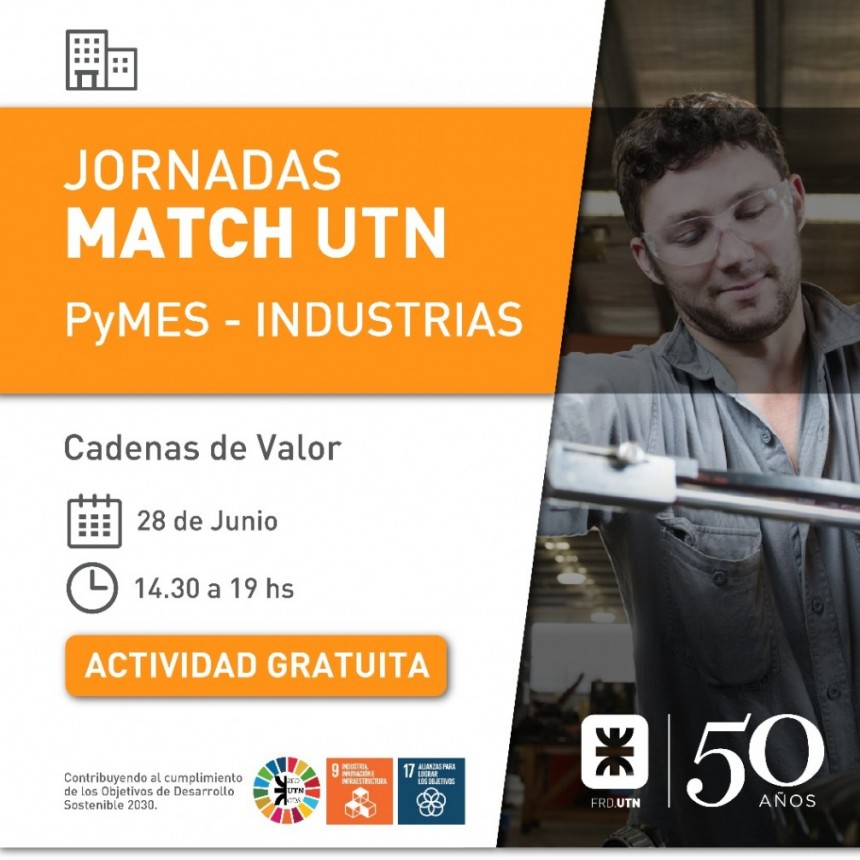 JORNADAS MATCH U.T.N PYMES – INDUSTRIAS