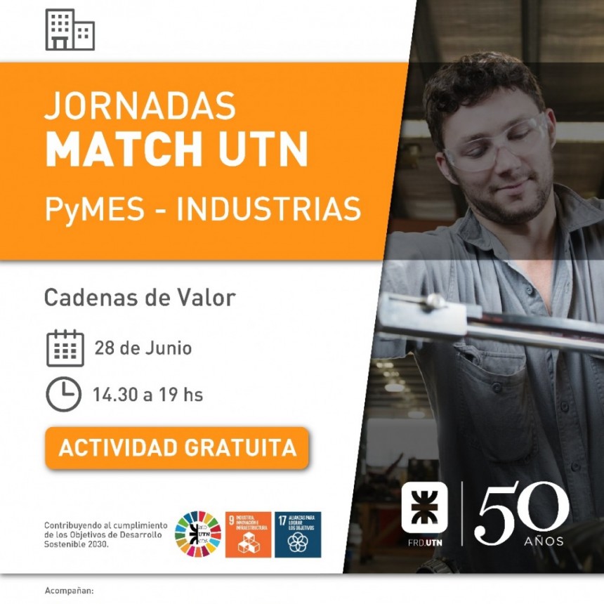 LA UTN FACULTAD REGIONAL DELTA ORGANIZA UN ENCUENTRO ENTRE PYMES E INDUSTRIAS: “JORNADAS MATCH UTN PYMES – INDUSTRIAS”