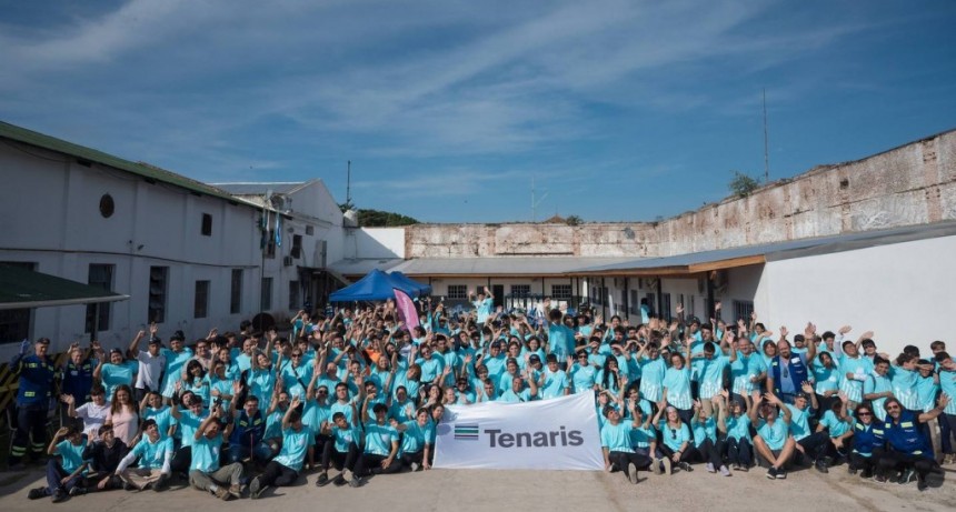 Con participación récord, el Voluntariado de Tenaris transformó la Escuela Técnica Nº4 de Zárate