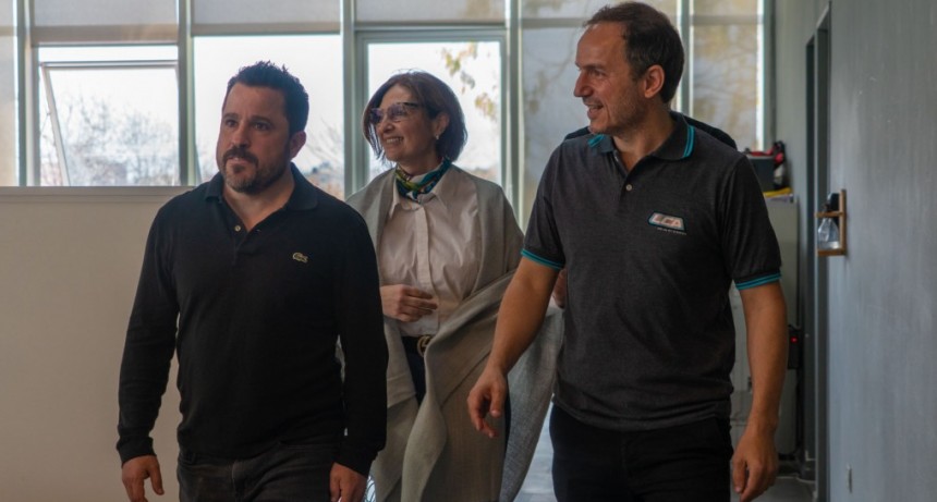 Abella y Sala recibieron la visita del diputado Martín Tetaz