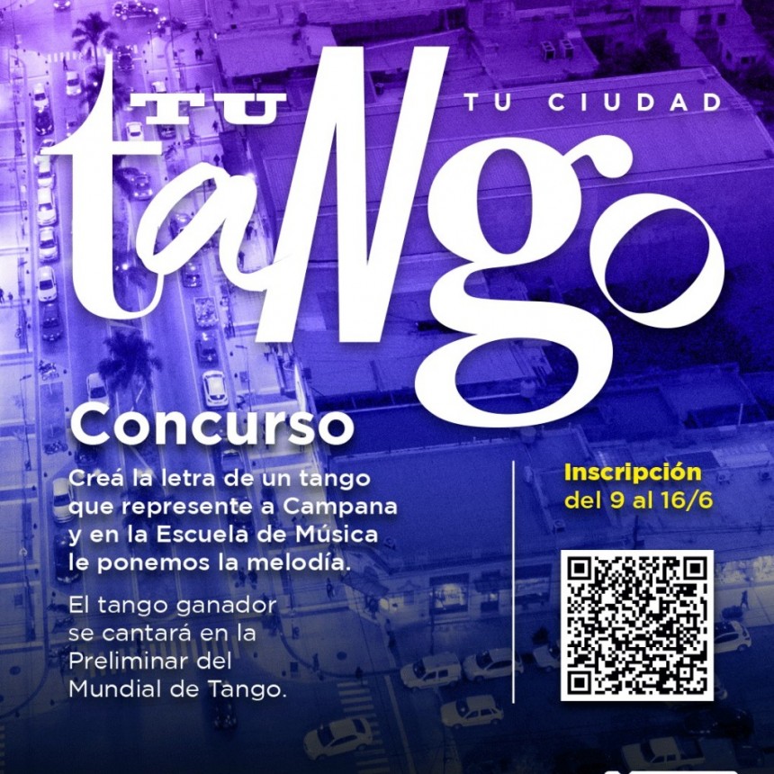 El Municipio lanzó un concurso para elegir la letra de un tango que represente a Campana