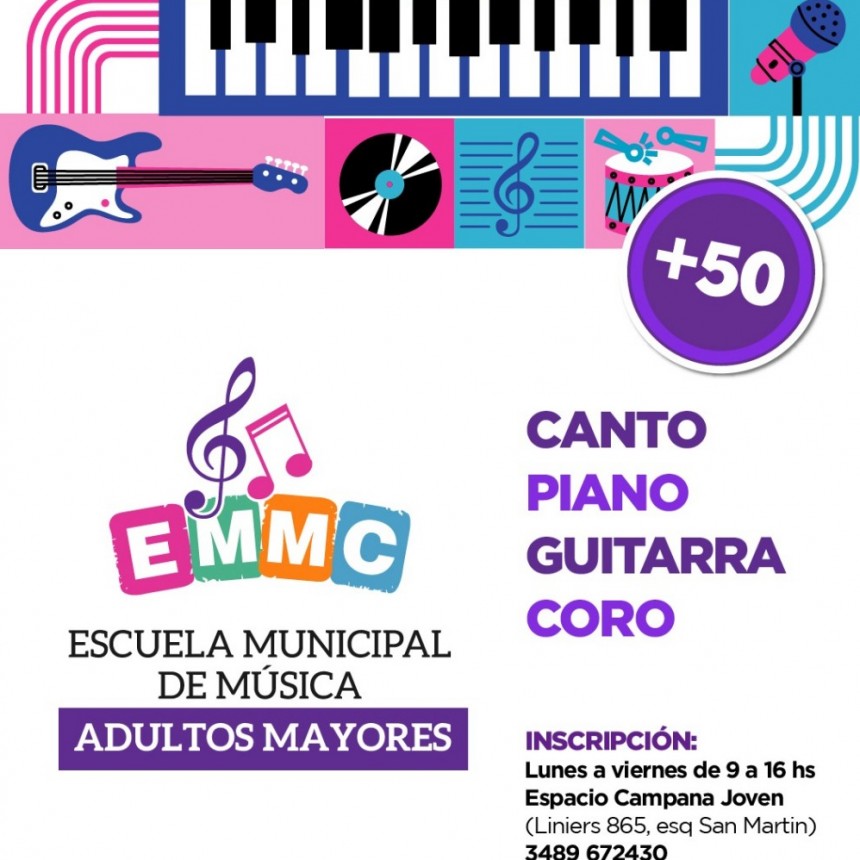 Se lanza la Escuela Municipal de Música para Adultos Mayores