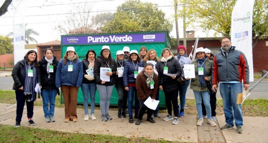 Instalan un nuevo Punto Verde en Ariel del Plata