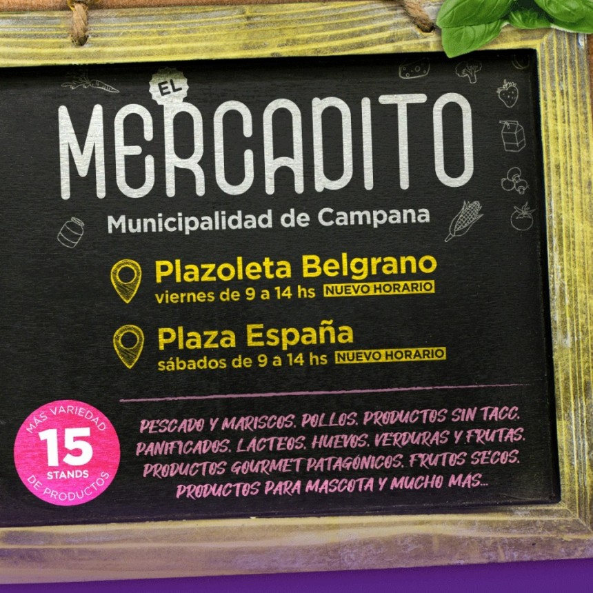 Por la llegada de las bajas temperaturas, “El Mercadito” cambia de horario