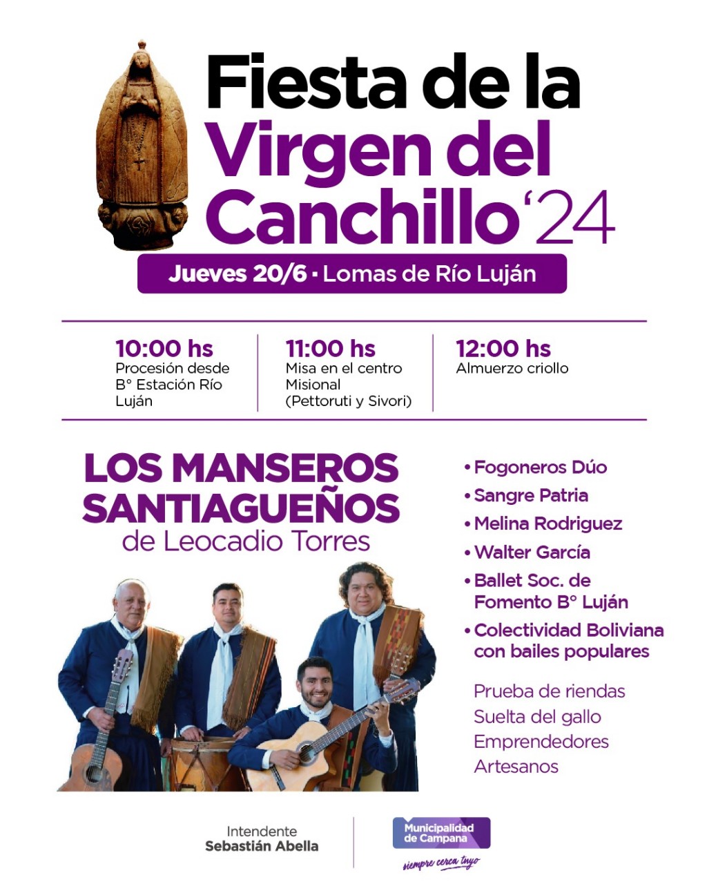 Se viene una nueva Fiesta de la Virgen del Canchillo