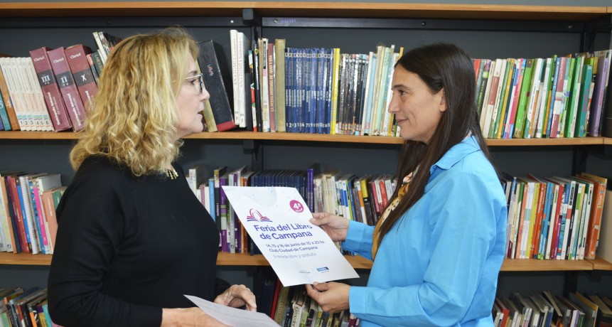 Elisa Abella brindó detalles de la 4° edición de la Feria del Libro de Campana