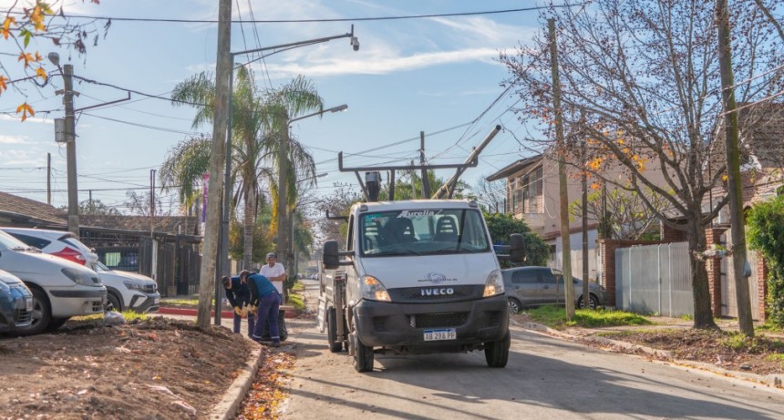 La transformación de la calle Viale también incluye nuevas luminarias LED
