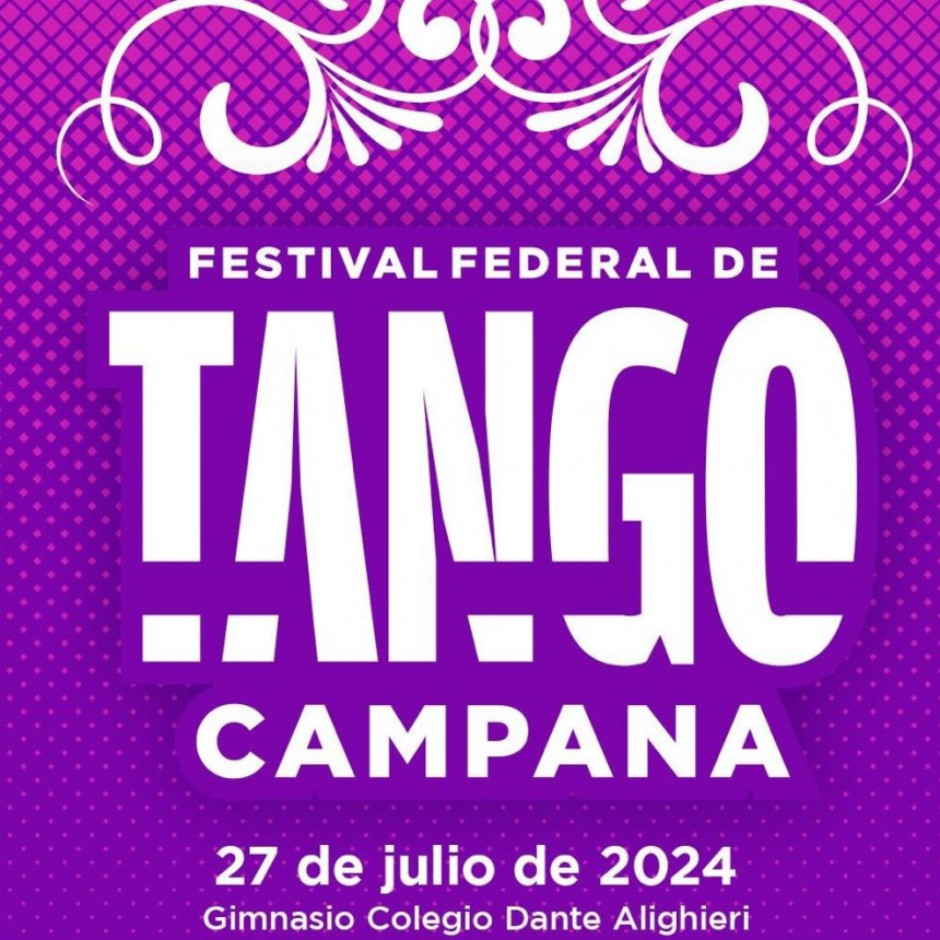 Campana tendrá su Festival Federal de Tango