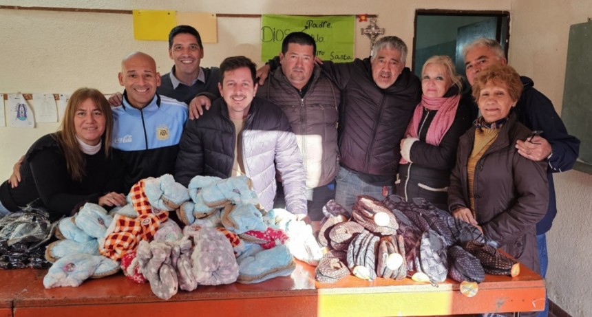 Unión por la Patria realizó la primera jornada de Invierno Solidario