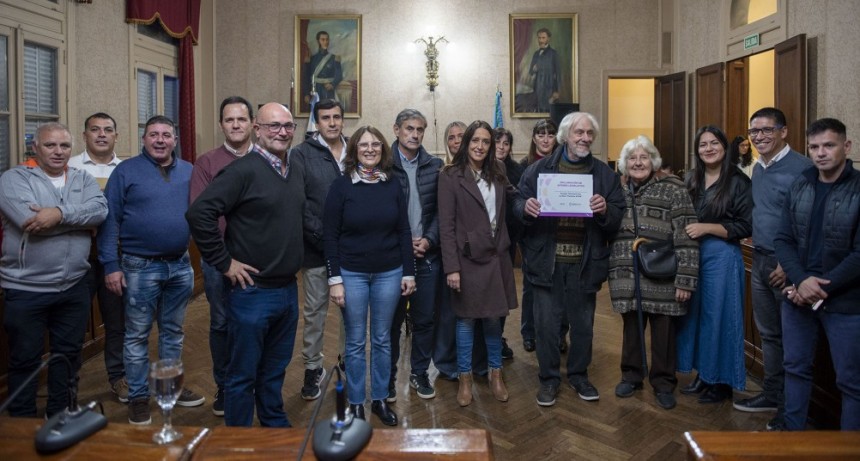 El H.C.D reconoció a vecinos e instituciones que enriquecen la comunidad con sus acciones